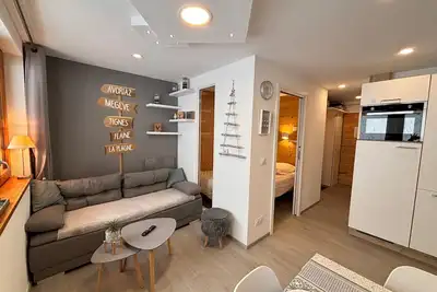 Image de Superbe 2p proche pistes et commerces avec balcon et WiFi