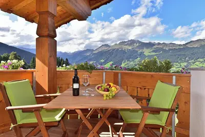 Image de Appartement 'Joselehof App Arnika' avec vue sur la montagne, terrasse commune et Wi-Fi
