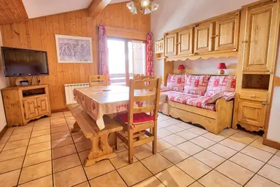 Image de Spacieux 3p au pied des pistes avec parking et wifi, Notre-Dame-de-Bellecombe