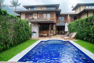 Image de Incrível casa pé na areia com Wi-Fi em Guaecá/Sp