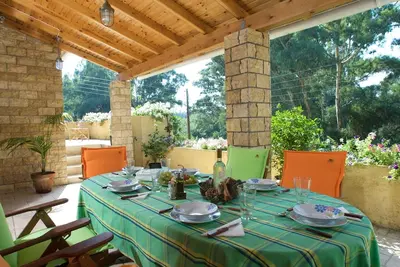 Image de Maison de vacances Paleokastritsa pour 1 - 6 personnes avec 3 chambres Ă coucher - Maison mitoyenne