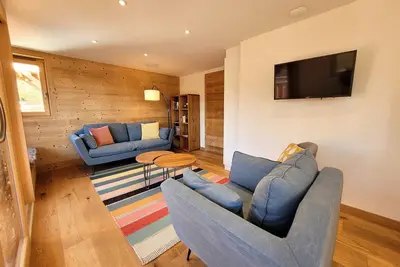 Image de Appartement lumineux et spacieux avec 2 terrasses, proche des pistes et commerces aux Gets