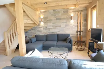 Image de Chalet Neuf Exposé Plein Sud à 600m des Pistes avec Terrasse et Parking