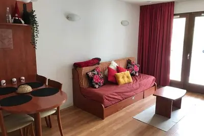 Image de Charmant T2, 4 pers. , parking, piscine couverte, salle de fitness, proche pistes et centre station