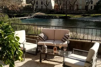Image de River front home in Bize minervois
