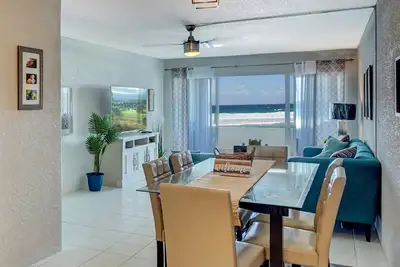 On the Beach. . . With a View! ! ! The 2 bedroom condo. The Beachfront Princesse