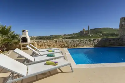 Lighthouse Semi Detached Villa with stunning Views of Ta Pinu Basilica