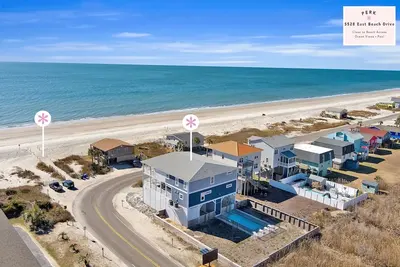 Image de 8br/6 & 2 Half Ba - Ocean Views, Pool, Hot Tub, Beach, Sleeps 26