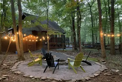 Image de Acorn Acre luxury 3-bed A-frame cabin in the woods