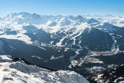 Image de Rez-de-chaussée, vue vallée, terrasse, télévision, casier à ski, 72m², Champagny-en-Vanoise