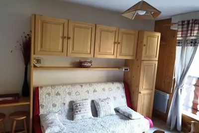 Image de Studio cosy avec balcon, parking et départ skis aux pieds à Saint-Jean-d'Aulps