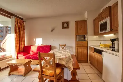 Image de Appartement pour 6 pers. au pied des pistes Ă Morillon 1100, proche jardin d'enfants