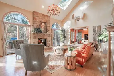 Image de Lakefront Mansion w/ 3 Decks, Hot Tub, Boats, & Game Room!