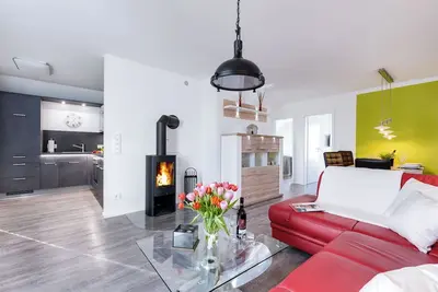 Image de Appartement \"Kapitän James Cook Olpenitz\" avec vue sur la mer, terrasse privée et Wi-Fi
