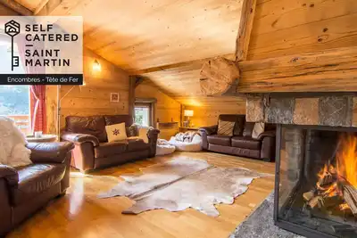 Image de Charming 3 bedroom apartment with mountain views and fireplace