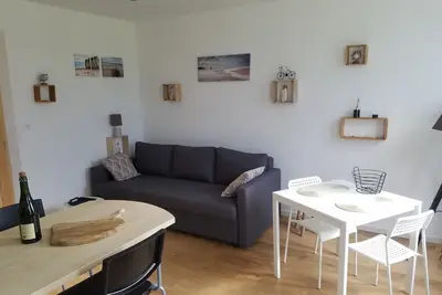 Image de Au raidillon - Lumineux studio surmontant Honfleur