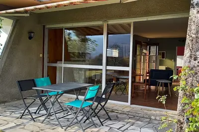 Image de Terrasse, Jardin, Appartement 80m², vue montagne, wifi, bureau