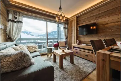 Image de La Clusaz center - Apt ambiance chalet 2Ch - 4****