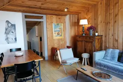 Image de Appartement cosy 6 pers, 2 chambres, terrasse sud, sur pistes à Pra-Loup 1600