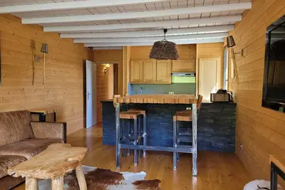 Image de Appartement Grand Standing à Pra-Loup, Balcon Sud, 2 Chambres, Rénové, Lits Faits à l'Arrivée