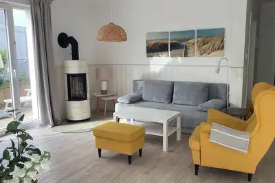 Image de The stylish and very tasteful 55 m² apartment is located in a