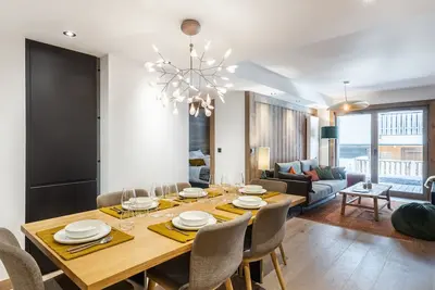 Image de Appartement centre village, moderne, 3*, accès pistes, parking, WiFi
