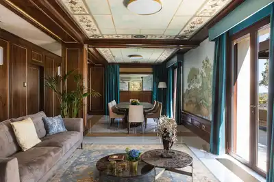 Evocative private patronal villa with views of olive groves and vineyards