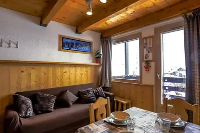 Image de Bel appartement rénové, duplex 6p, balcon, skis aux pieds, Val Thorens