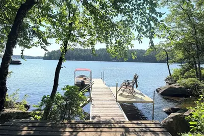 Image de Cozy Log Cabin Belgrade Lakes Rome Maine
