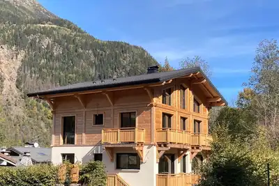 Image de Chalet neuf de charme, magnifique vue Mont Blanc