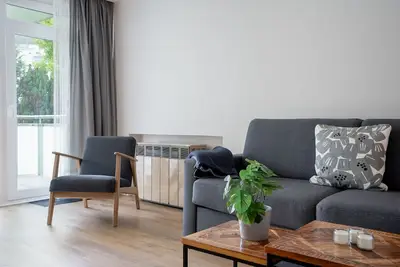 Image de Bright, cozy vacation apartment just 200 meters from the beach - since this
