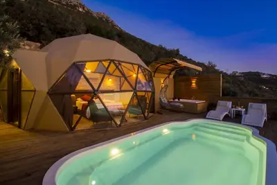 Image de Glamping' Dome for 2, nr. Kalkan with beautiful sea views No:3