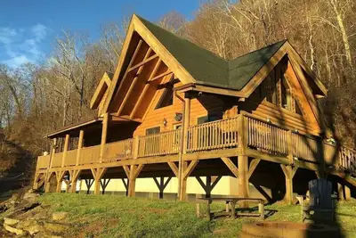 Image de Baby Bear’S Cabin, Real Log Cabin, Spectacular Views, Hot Tub, Fire Pit