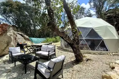 Image de Dome Solar Studio Escape <br>Set in native forest high in the Blue Mountains. Enjoy