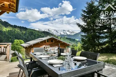 Image de Chalet moderne 10 pers. , 5 chambres, garage, terrasses, balcons, proche remontées mécaniques et randonnées