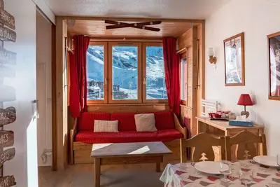 Image de Val Thorens: Appart 28m², 4 pers, plein centre, balcon, ascenseur