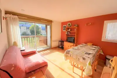 Image de Charmant T3 pour 6 pers à Saint-Lary-Soulan avec balcon exposé sud, parking et casier à skis