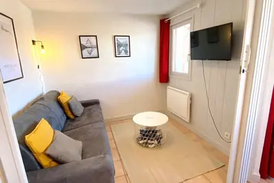 Image de Studio 4 pers. avec coin montagne, proche pistes, secteur calme, balcon, garage