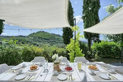 Image de Belle maison de vacances privée avec Wifi, piscine privée, climatisation et parking