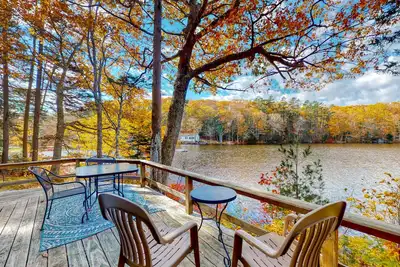 Adorable Lakefront Cottage with Free WiFi, Full Kitchen, Gas Grill, & Dock