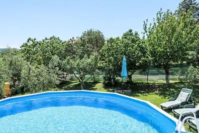 Image de Belle maison de vacances privée avec piscine privée, Wifi, climatisation, Tv, terrasse, parking