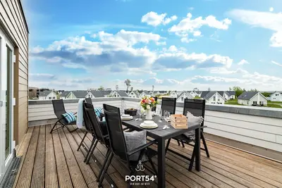 Image de Baltic Sea oasis - infrared sauna, shower, fireplace, roof terrace, barbecue, parking space