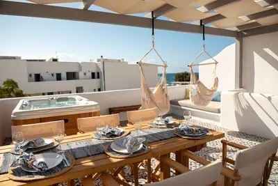 Image de Villa Mila Agios Prokopios beach, Naxos, by NaxosVibe