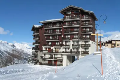 Image de Appartement 8 couchages, 3 chambres, 2 salles d'eau, balcon, vues sur pistes