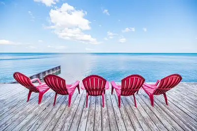 Image de Lexington Beach house, On the water with private beach