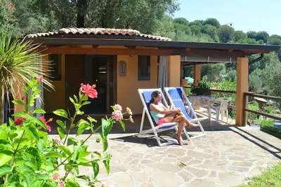 Image de Chalet à Cilento avec piscine vue mer