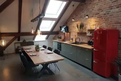 Image de Penthouse at the old arsenal - fireplace, Wlan, bathtub, shower, balcony