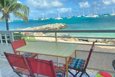 Image de Exceptional private beach family condo, 2 bedrooms, 5 real beds, from € 833 \/w