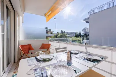 Image de 2p de style avec terrasse, domaine privé Palm Beach