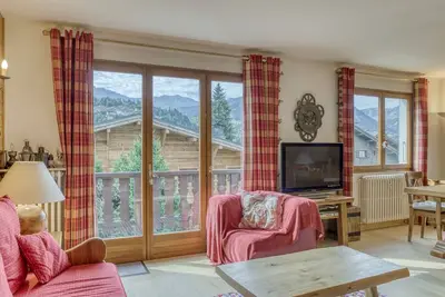 Image de Appartement 3 chambres à Megève - Balcon, parking, proche télécabine et centre village